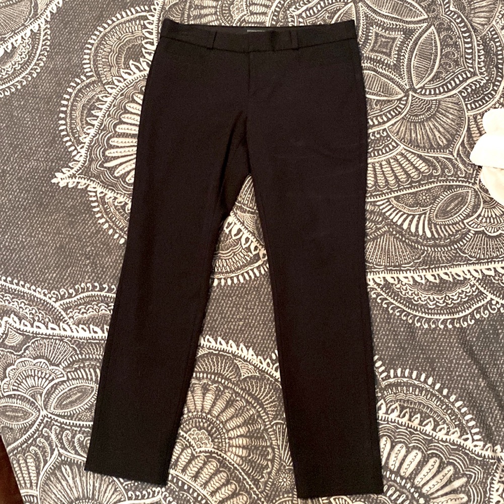 Banana republic Sloan Fit cropped, black slacks